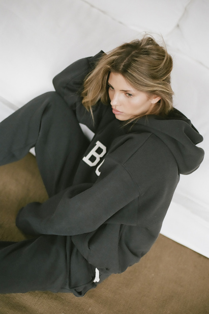 Sweatpants "Alex" in Anthracite with Fleece