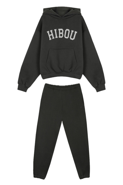 Anthracite Set "Emily" with Fleece and Logo