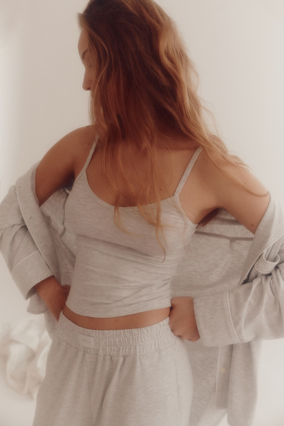 Top in Light Melange