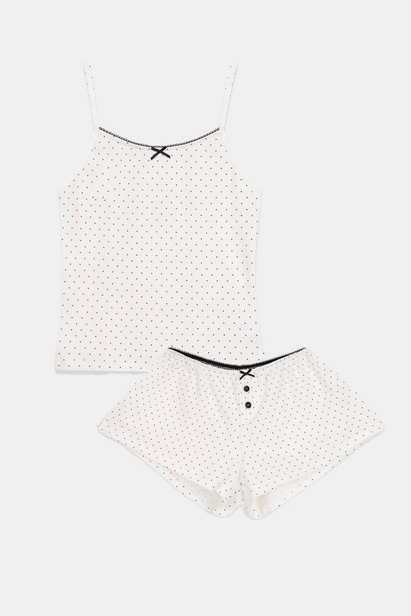 Black Dotted Set "Rosie"