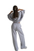 Wide Sweatpants "Rene" in Grey Melange