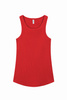 Ribbed Tank Top in Red