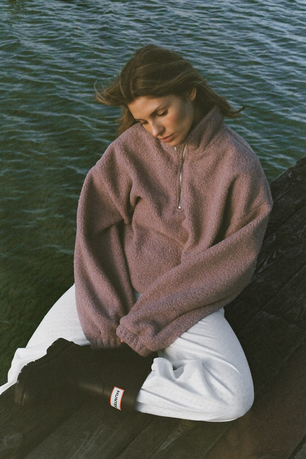 Lilac Teddy Sweatshirt "Georgia"